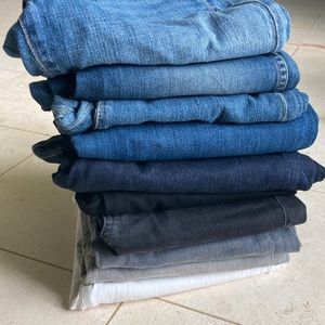 Welcome to your new denim wardrobe! Ten pairs